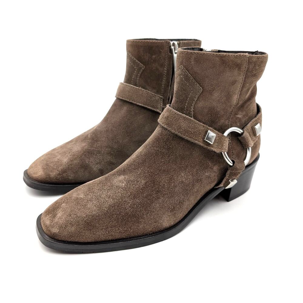 Aquatalia Rosario Weatherproof Ankle Boots Women's Brown Size US5.5M EU35